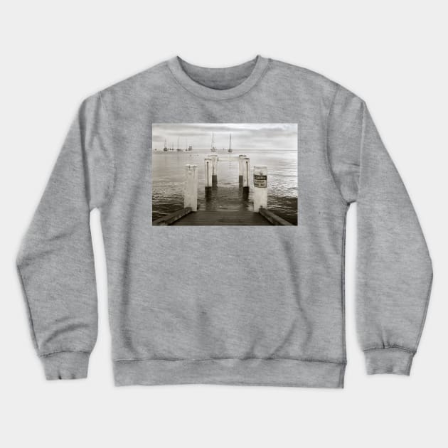 Port Vincent Jetty Crewneck Sweatshirt by seadogprints